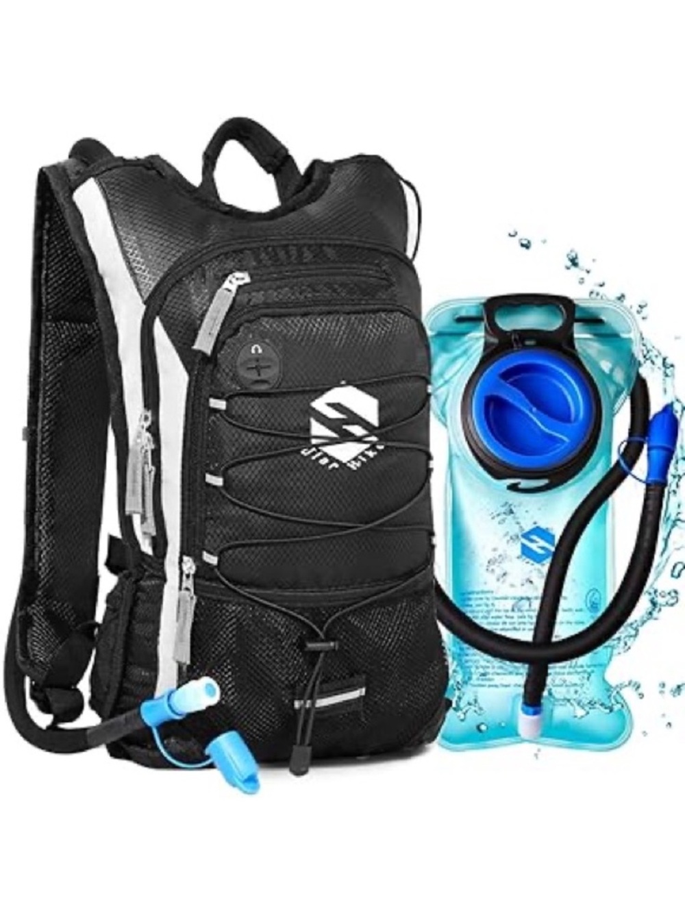 Olarhike Hydration Backpack with Reservoir - Black
